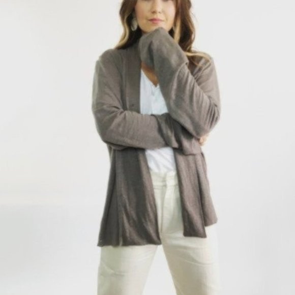 Eileen Fisher Sweaters - Eileen Fisher Linen Open Front Cardigan